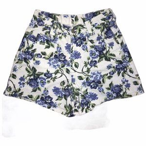 Rare Bongo Vintage High Rise Floral Mom Shorts 14
